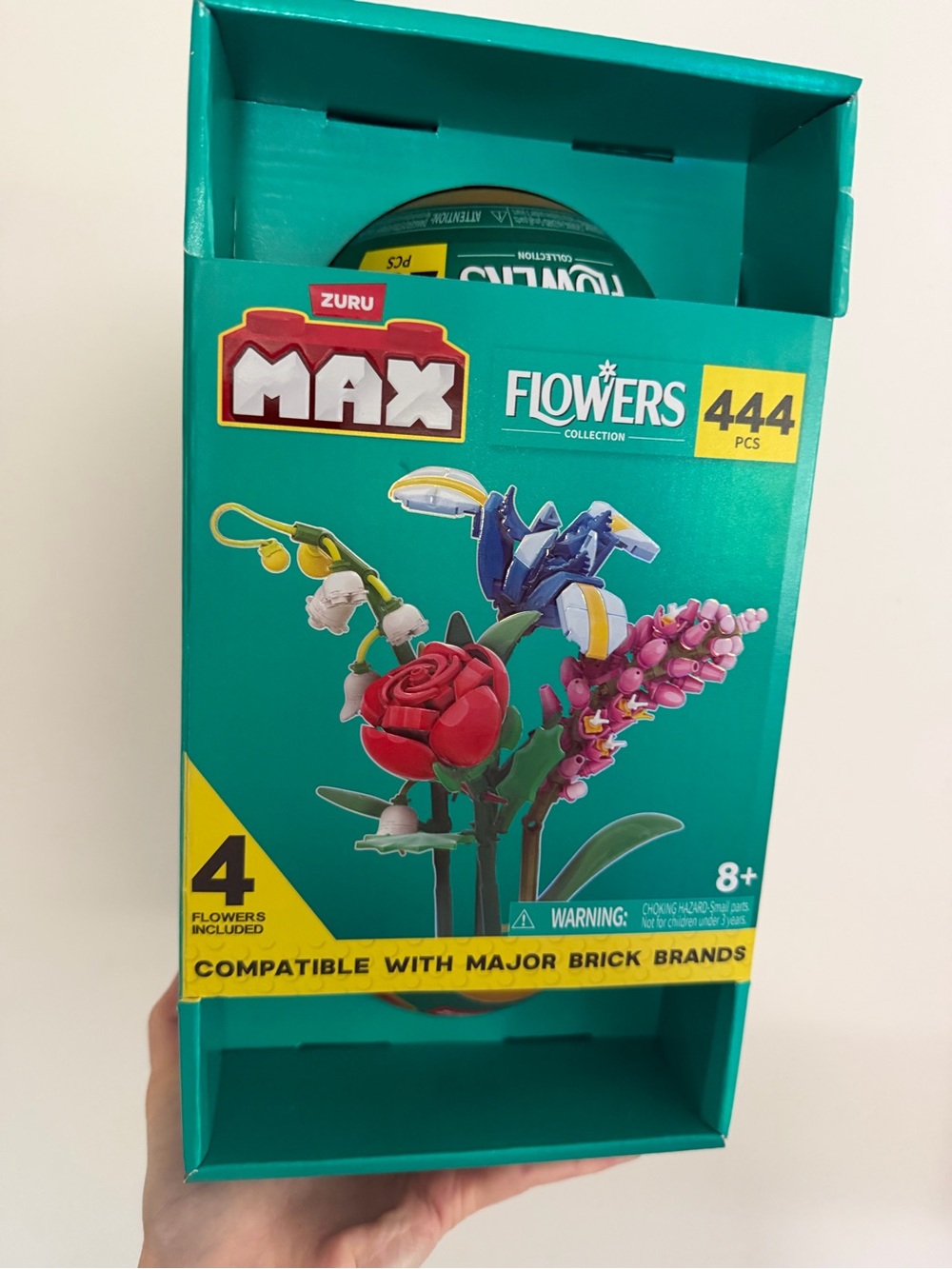 ZURU MAX Flowers Building Set - Teal Box with Floral Model